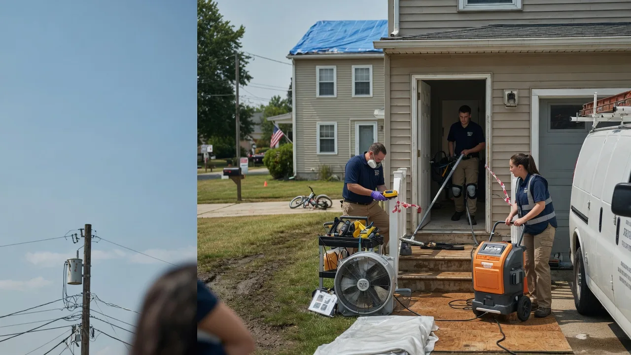 Water Damage Repair in Harmony, PA near me